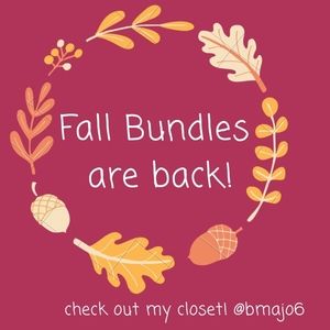 Fall Bundles are back!!!